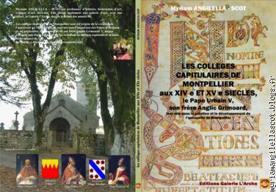 couverture ouverte du livre sur le Pape Urbain V